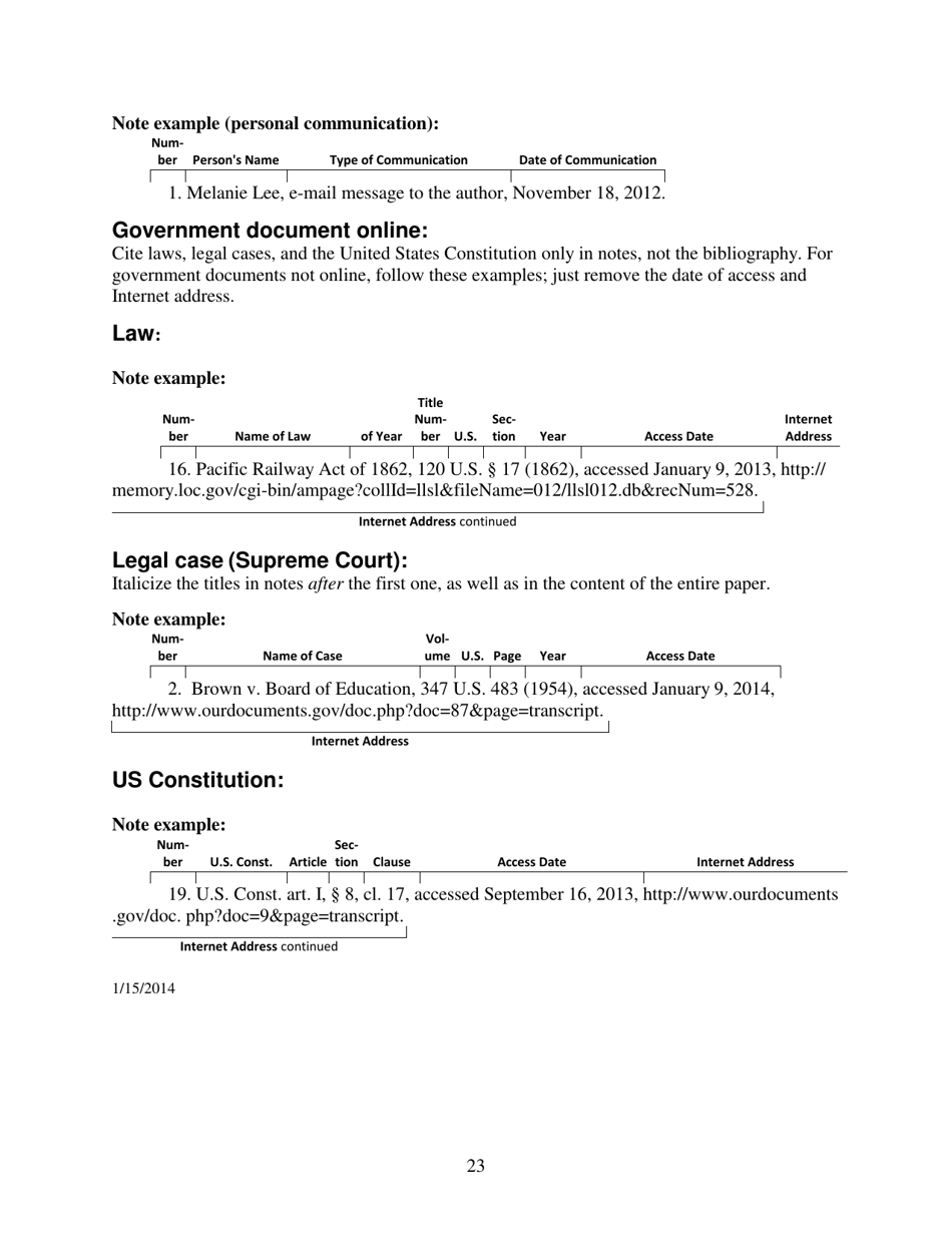Term Paper Handbook for Chicago (Turabian) Style - Sierra College, Page 25