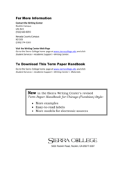 Term Paper Handbook for Chicago (Turabian) Style - Sierra College, Page 26