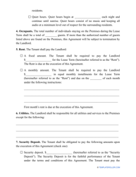 Vacation Rental Agreement Template, Page 2