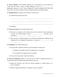 Vacation Rental Agreement Template, Page 4