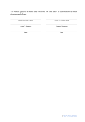 Warehouse Lease Agreement Template, Page 3