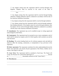 &quot;Land Lease Agreement Template&quot; - Alabama, Page 10