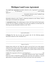 Free Land Lease Agreement Templates by State - Download PDF | Templateroller