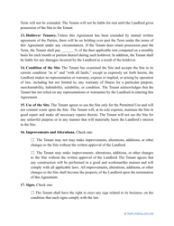 Land Rental Agreement Template - Iowa, Page 4