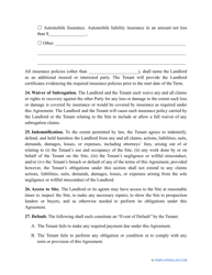 Land Rental Agreement Template - Iowa, Page 6