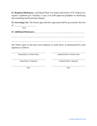 Lease to Own Agreement Template, Page 7