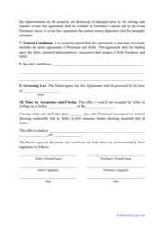 &quot;Land Purchase Agreement Template&quot;, Page 3