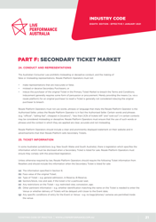 Ticketing Code of Practice - Live Performance Australia, Page 21