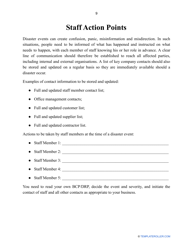 Business Continuity and Disaster Recovery Plan Template, Page 10