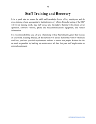 Business Continuity and Disaster Recovery Plan Template, Page 13