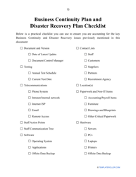 Business Continuity and Disaster Recovery Plan Template, Page 14