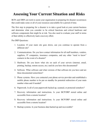 Business Continuity and Disaster Recovery Plan Template, Page 4