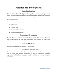 Business Plan Template, Page 11