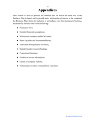 Business Plan Template, Page 17