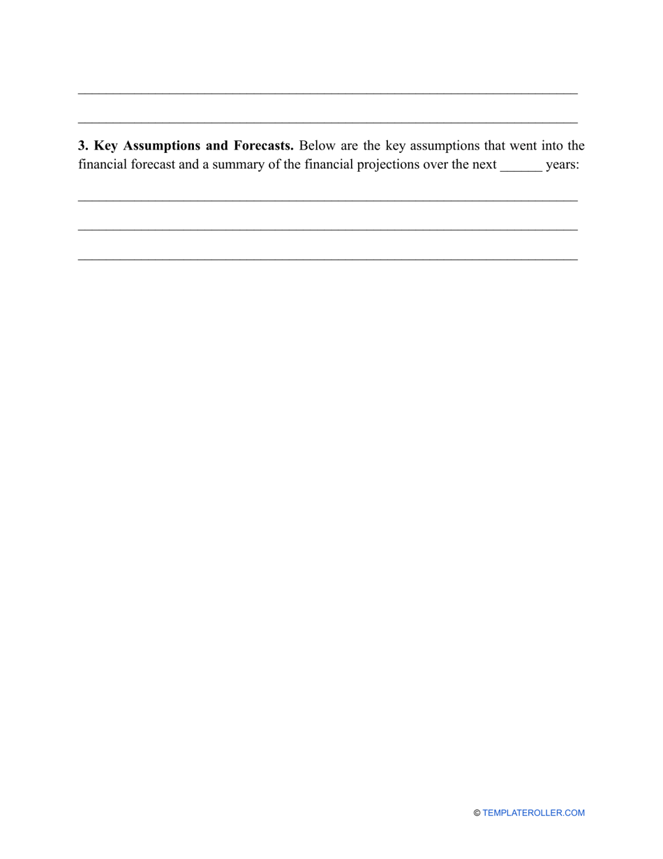 Photography Business Plan Template, Page 8