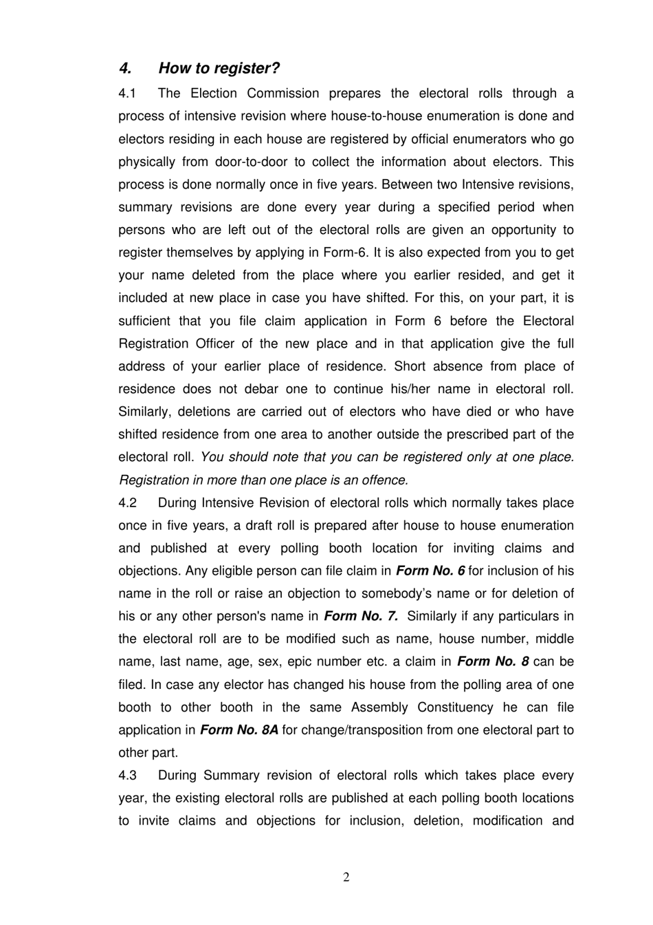 A Guide for the Voters: Control Unit and Balloting Unit of Electronic Voting Machine - India, Page 3