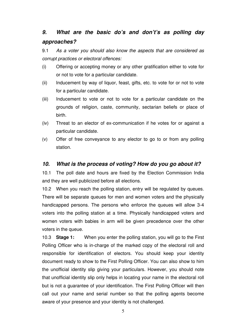 A Guide for the Voters: Control Unit and Balloting Unit of Electronic Voting Machine - India, Page 6