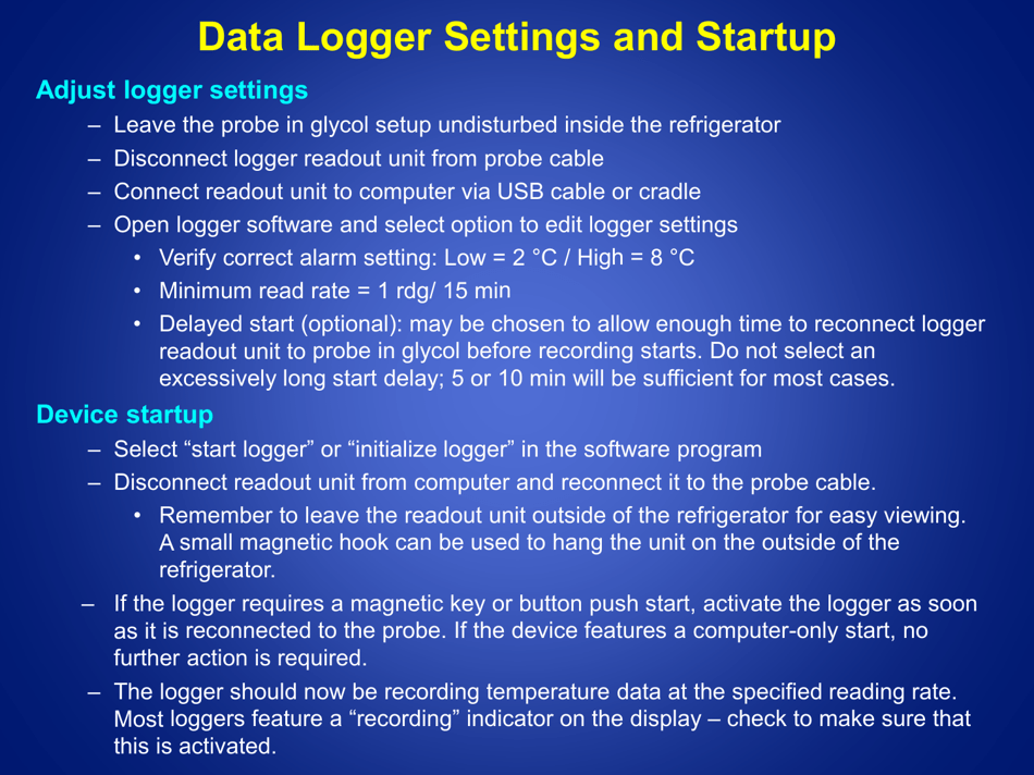 Guidelines for Storage and Temperature Monitoring of Refrigerated Vaccines, Page 10