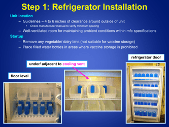 Guidelines for Storage and Temperature Monitoring of Refrigerated Vaccines, Page 13