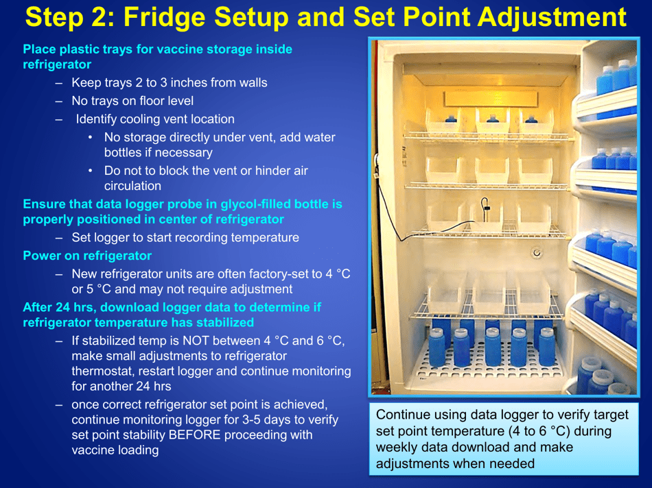 Guidelines for Storage and Temperature Monitoring of Refrigerated Vaccines, Page 14