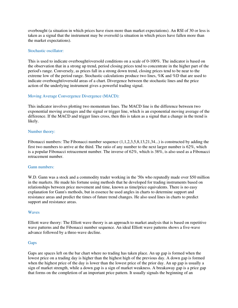 Basic Forex Forecast Methods: Technical Analysis and Fundamental Analysis, Page 2