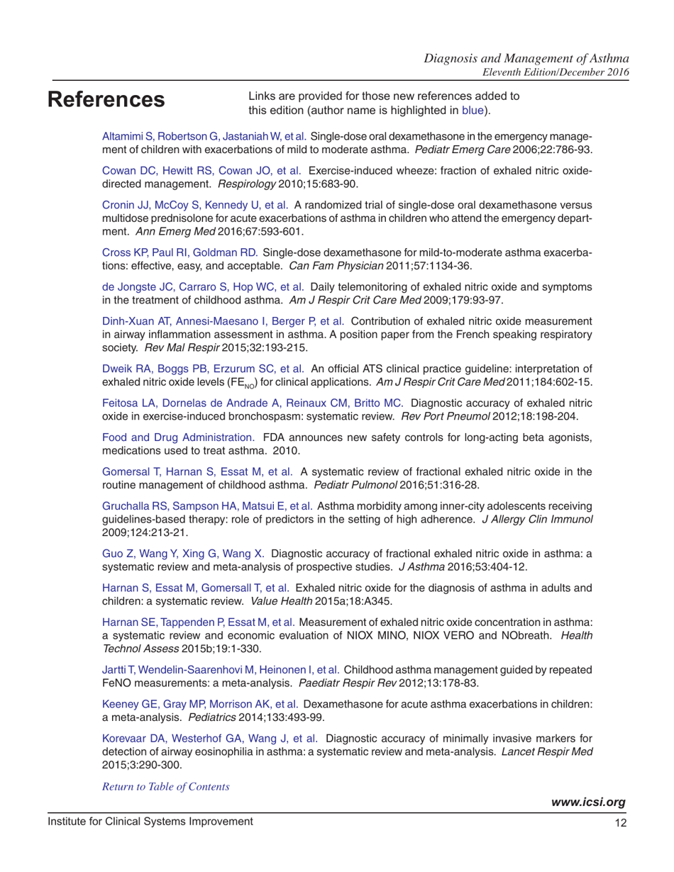 Health Care Guideline: Diagnosis and Management of Asthma - Institute for Clinical Systems Improvement, Page 13