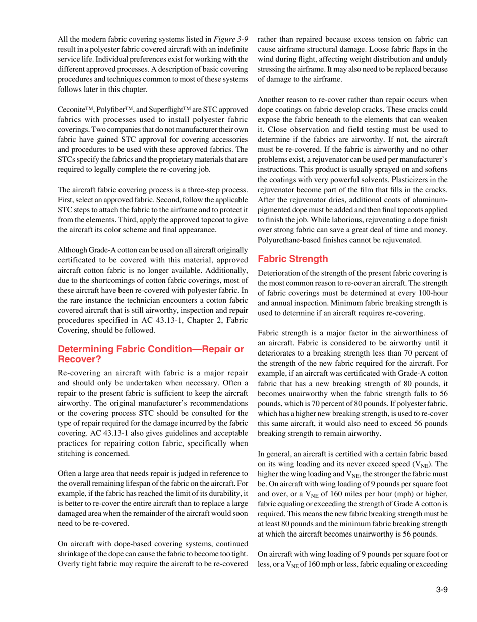 Chapter 3: Aircraft Fabric Covering, Page 9