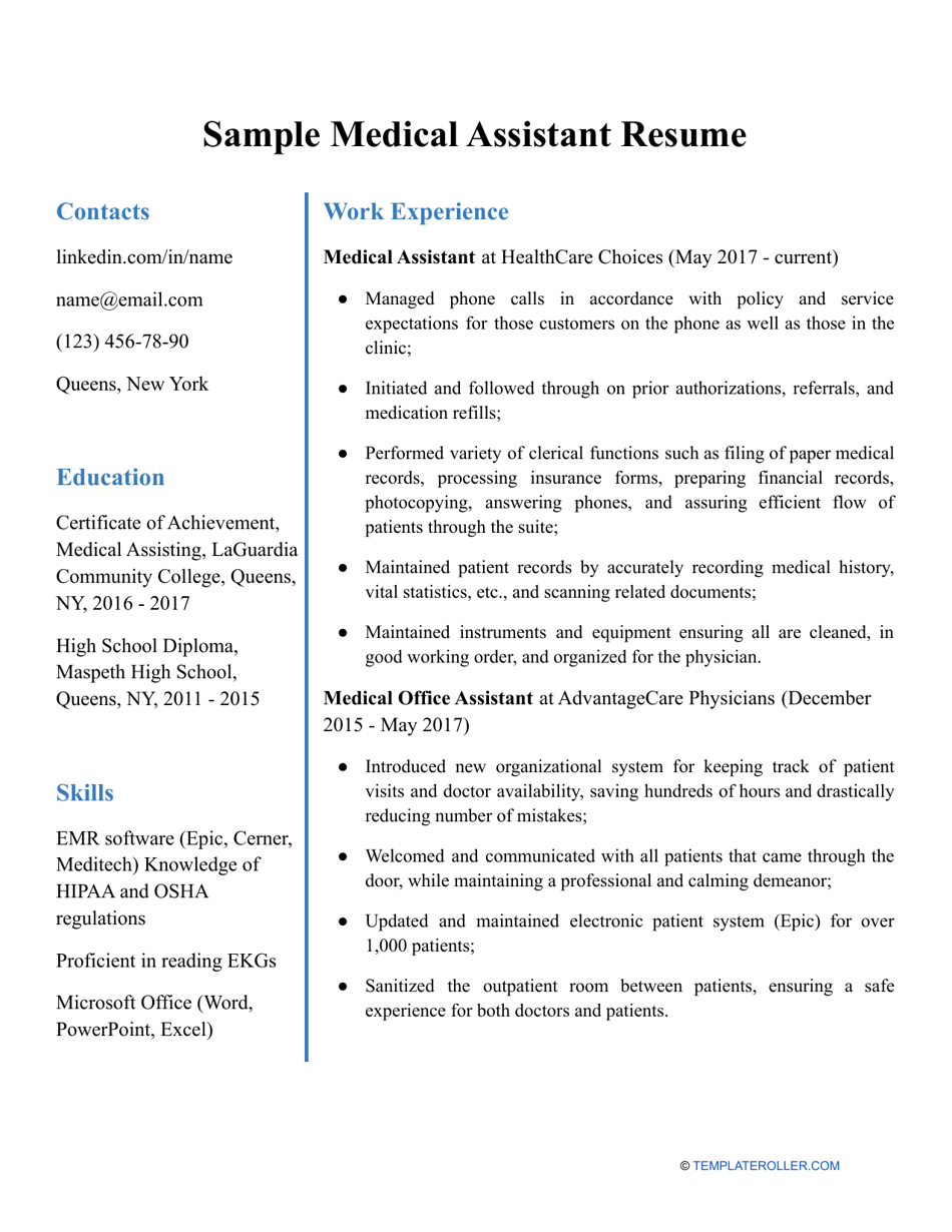Medical-Assistant-Resume-Template