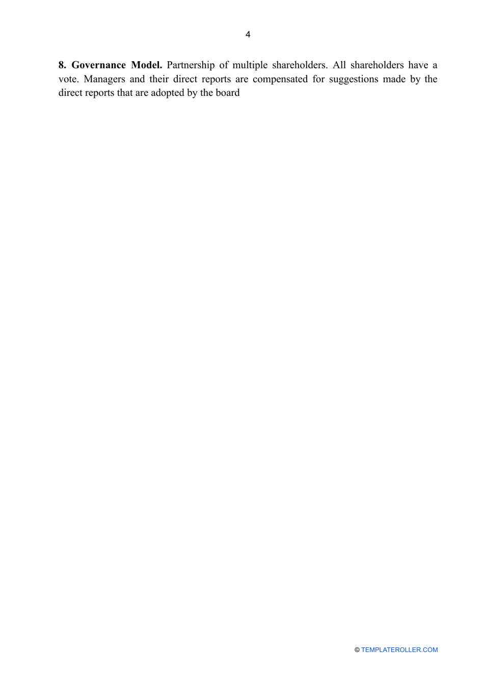 Consulting Business Plan Template, Page 5