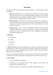 Consulting Business Plan Template, Page 7