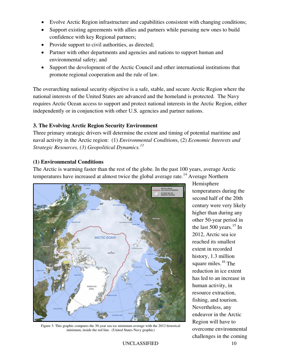 U.S. Navy Arctic Roadmap 2014-2030, Page 14