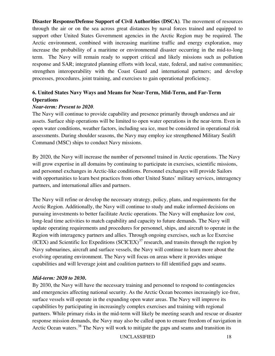 U.S. Navy Arctic Roadmap 2014-2030, Page 22