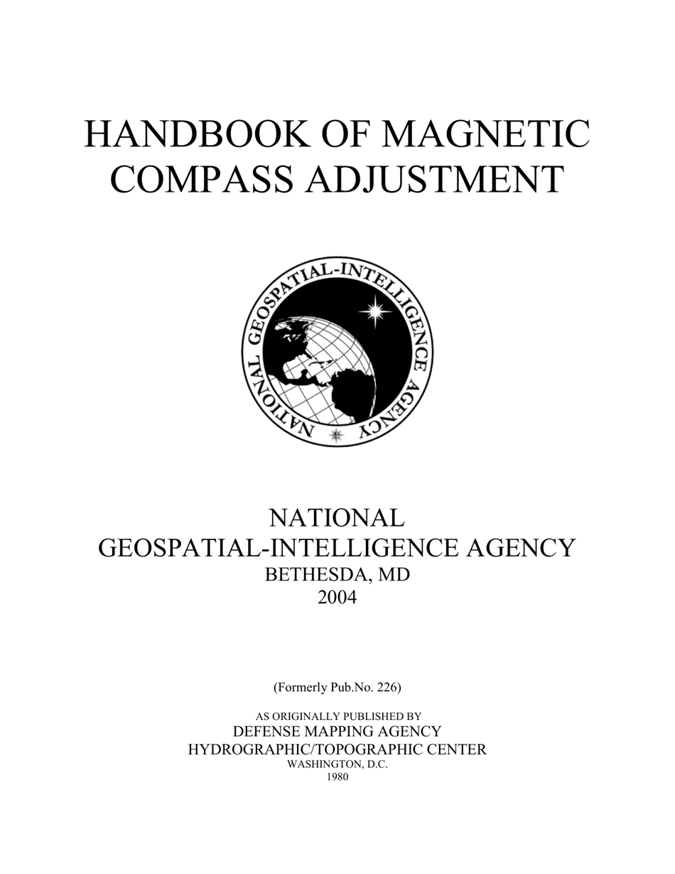 Handbook of Magnetic Compass Adjustment Preview