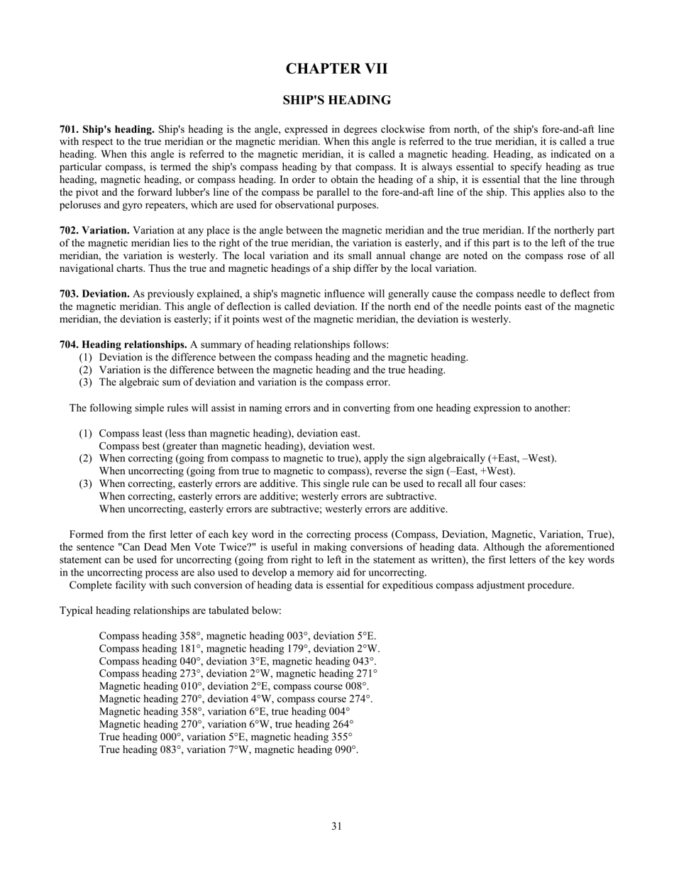 Handbook of Magnetic Compass Adjustment - National Geospatial-Intelligence Agency, Page 32