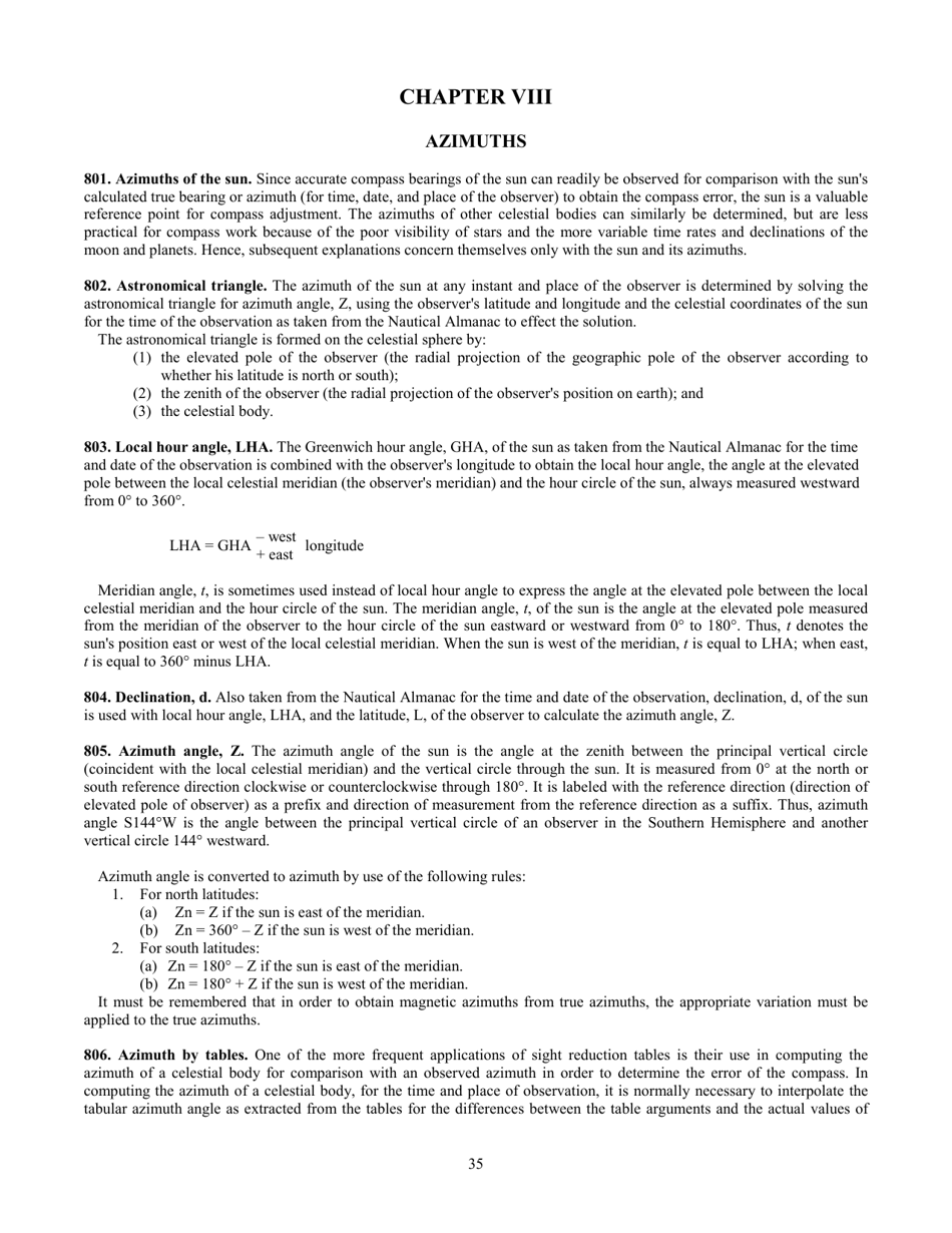Handbook of Magnetic Compass Adjustment - National Geospatial-Intelligence Agency, Page 36