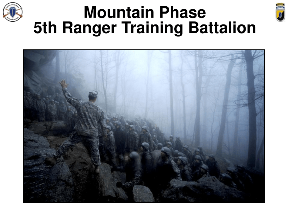 Airborne  Ranger Training Brigade - U.S. Army Ranger School, Page 11