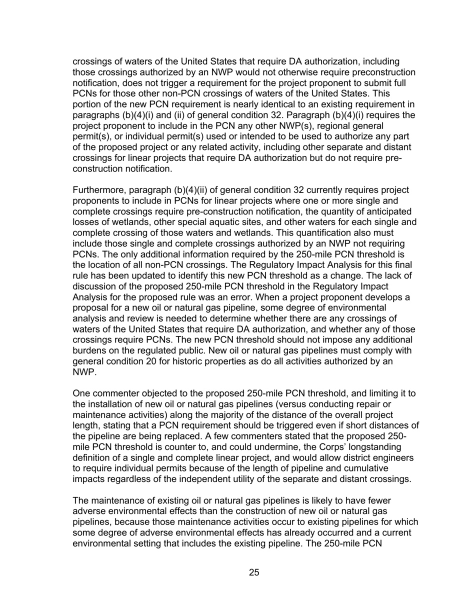 Decision Document Nationwide Permit 12, Page 25