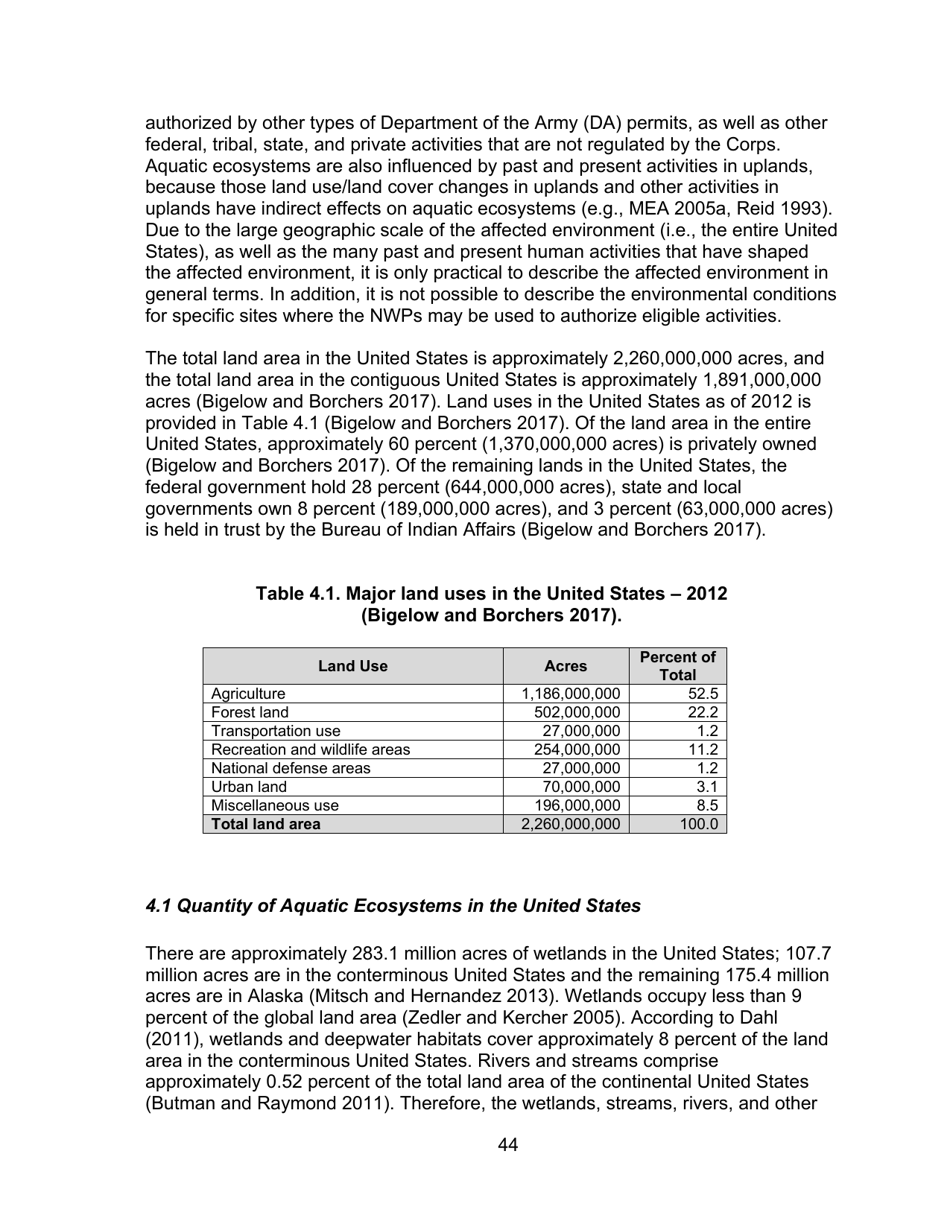Decision Document Nationwide Permit 12, Page 44