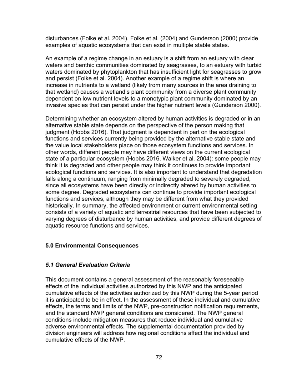 Decision Document Nationwide Permit 12, Page 72