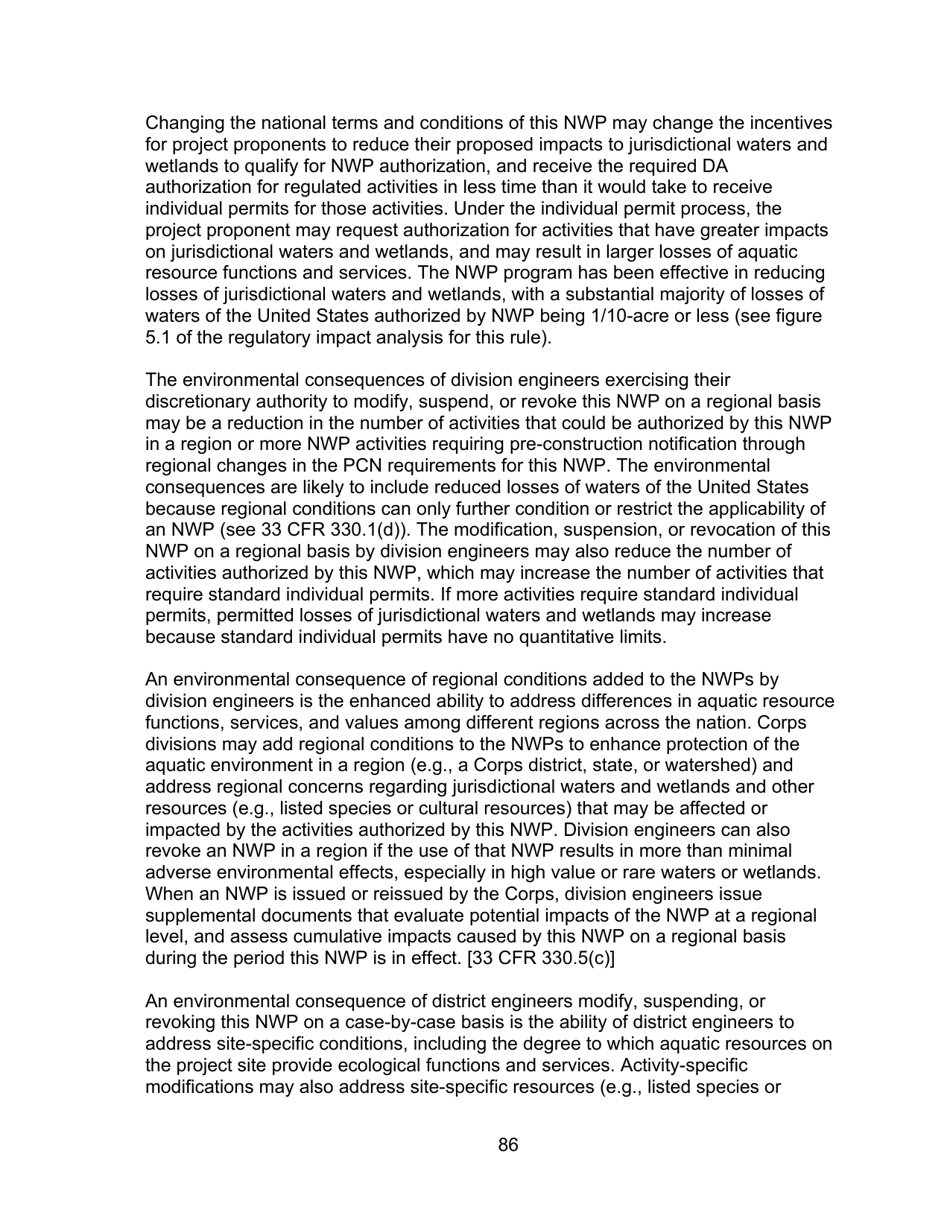 Decision Document Nationwide Permit 12, Page 86