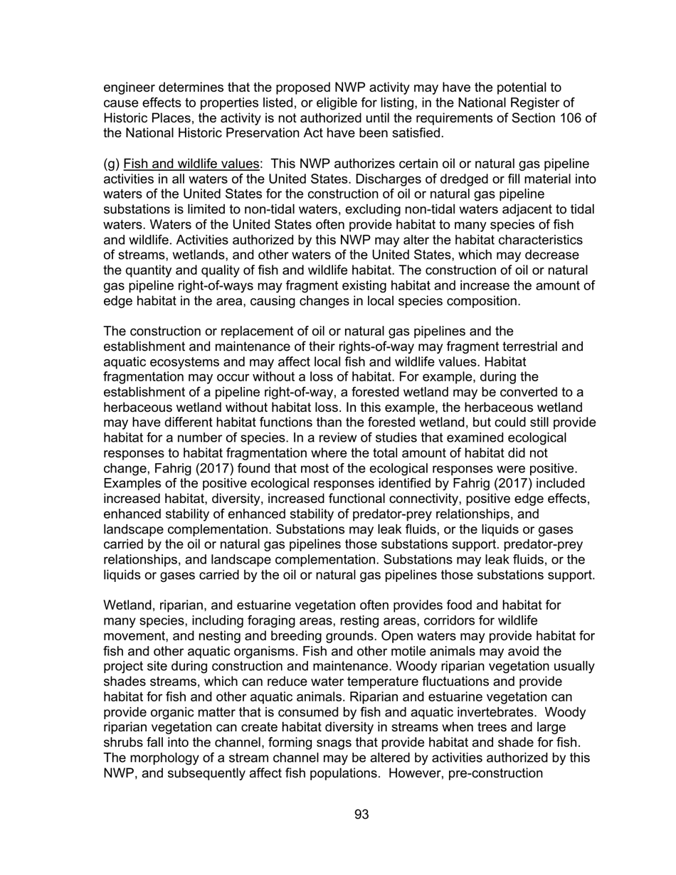 Decision Document Nationwide Permit 12, Page 93
