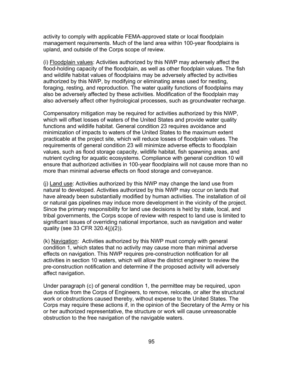 Decision Document Nationwide Permit 12, Page 95