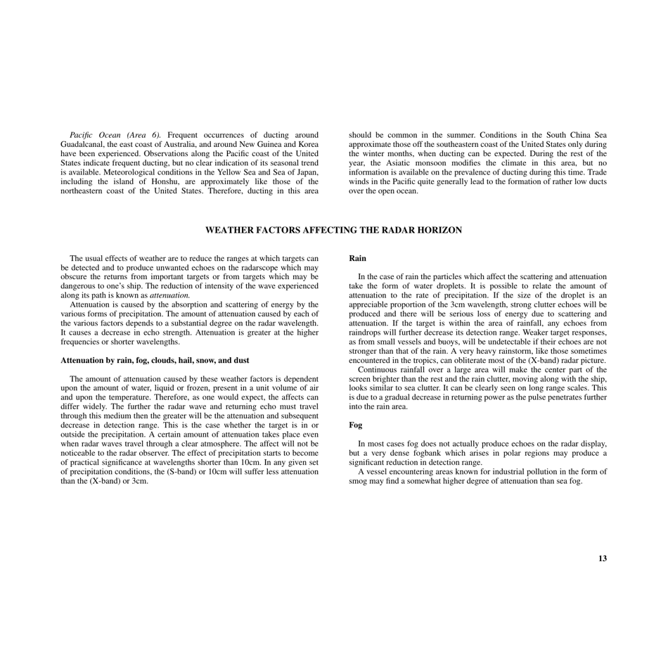 Chapter 1 - Basic Radar Principles and General Characteristics - National Geospatial-Intelligence Agency, Page 13