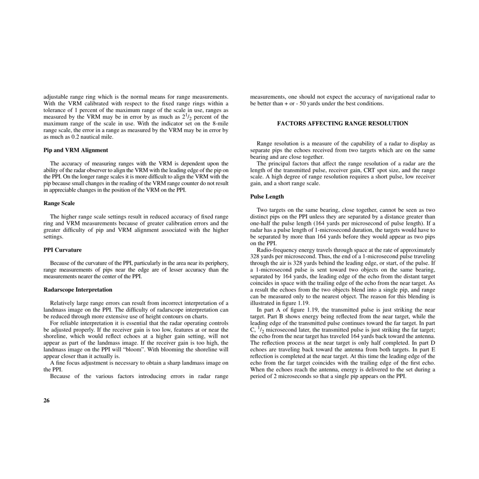 Chapter 1 - Basic Radar Principles and General Characteristics - National Geospatial-Intelligence Agency, Page 26