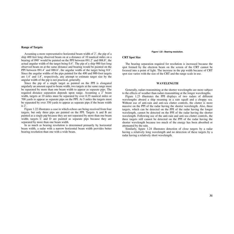 Chapter 1 - Basic Radar Principles and General Characteristics - National Geospatial-Intelligence Agency, Page 31