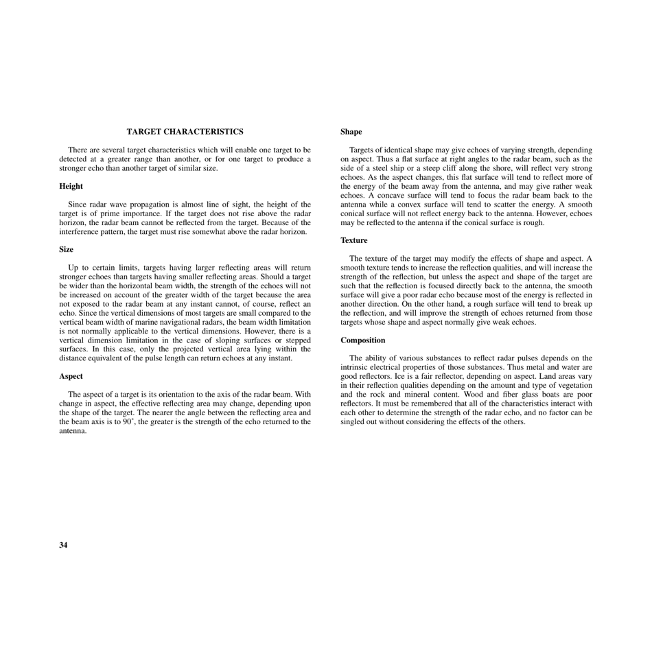 Chapter 1 - Basic Radar Principles and General Characteristics - National Geospatial-Intelligence Agency, Page 34