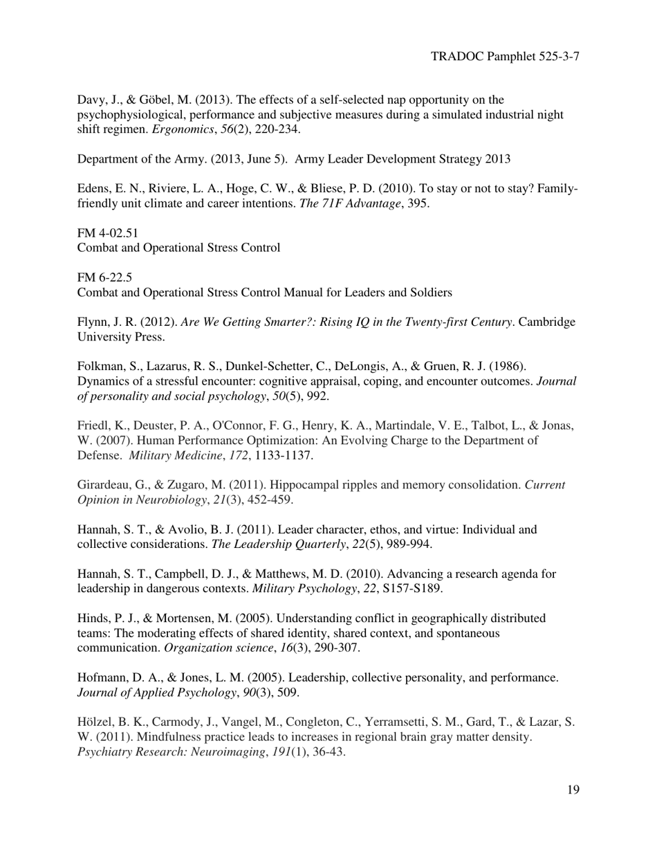 Tradoc Pamphlet 525-3-7 - the U.S. Army Human Dimension Concept, Page 23