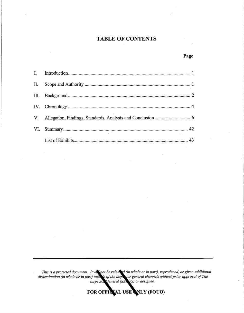 Report of Investigation (S8011p) - Major General Michael J. Carey, Page 2