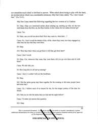 Report of Investigation (S8011p) - Major General Michael J. Carey, Page 31