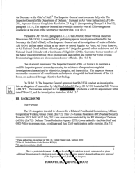 Report of Investigation (S8011p) - Major General Michael J. Carey, Page 4